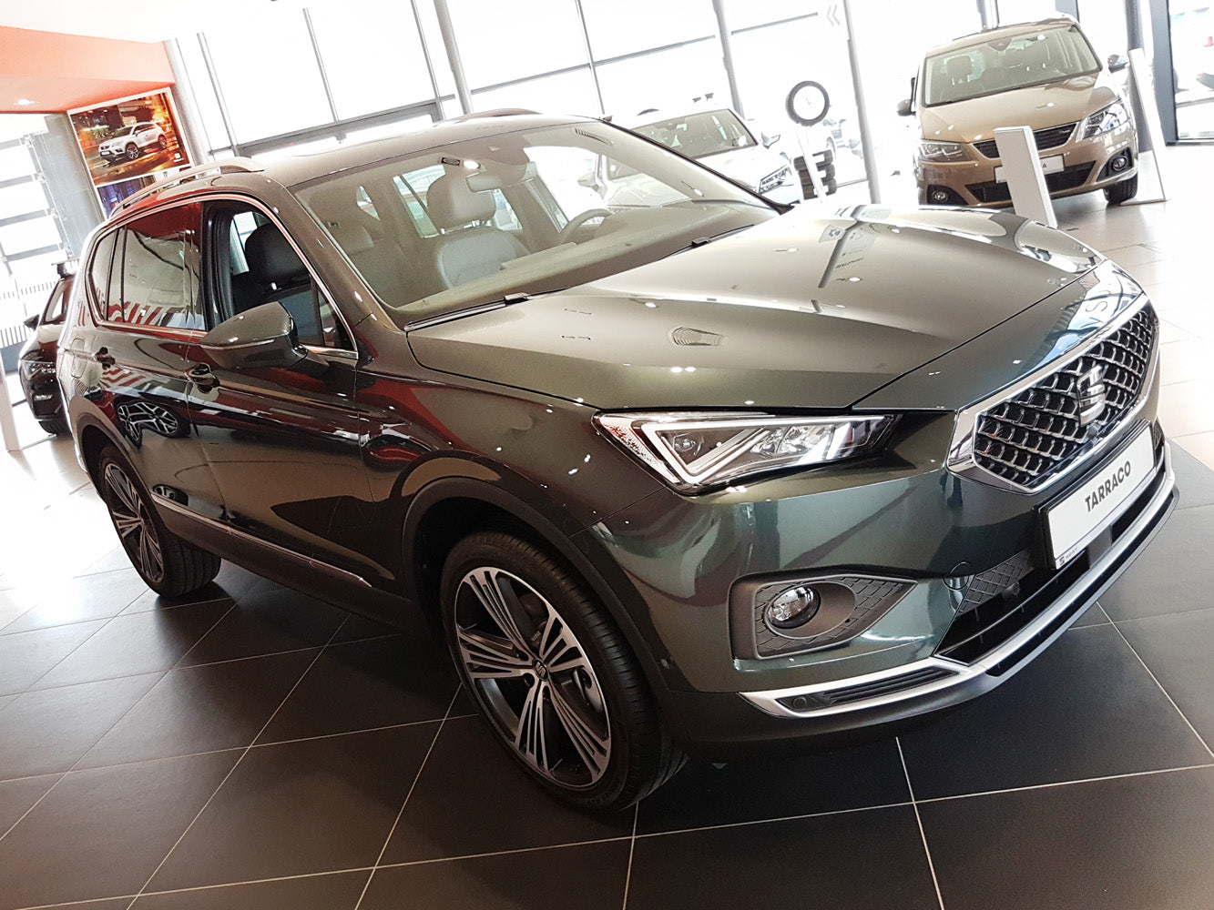 Lastskydd Seat Tarraco/ Tarraco FR/ Hybrid 2018+ – Svart (2/45196) – detaljbild 3