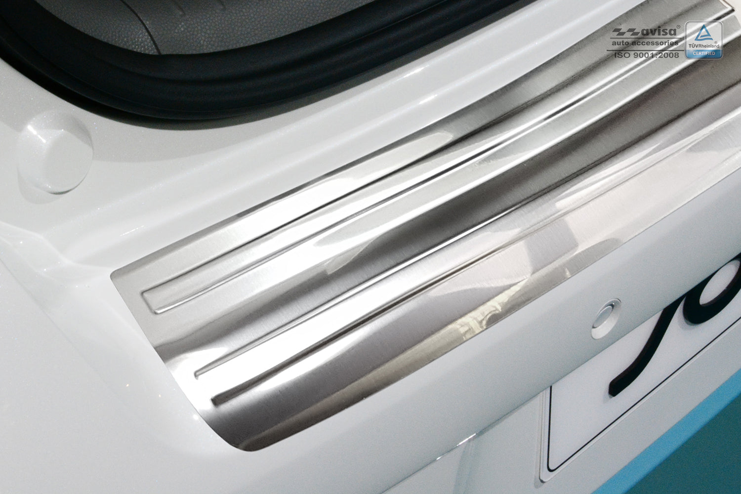 Lastskydd Kia Soul II EV 2014+ – Silver satin – detaljbild 2
