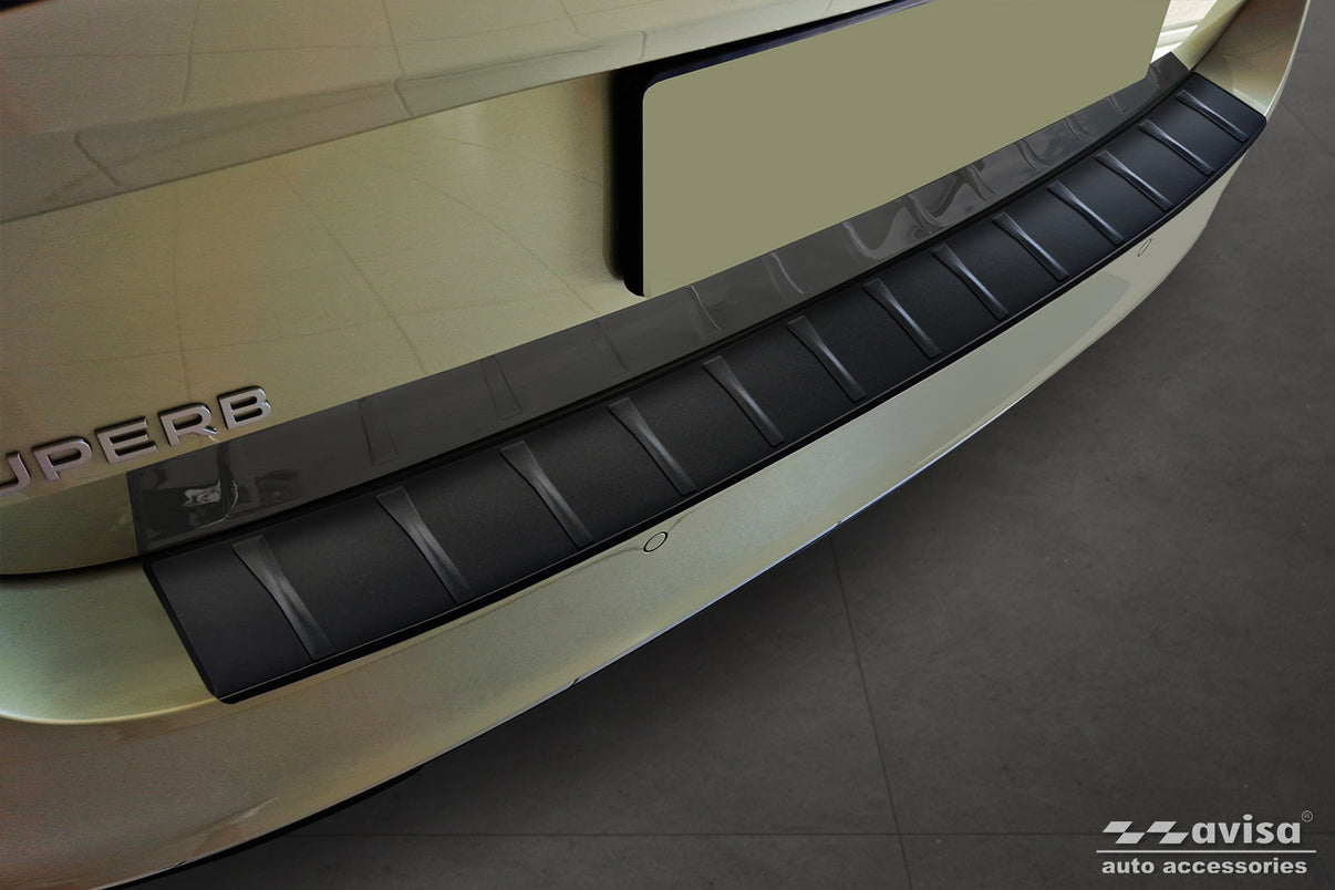 Lastskydd Black Mat Skoda Superb IV Kombi 2024+ – Mattsvart – detaljbild 3