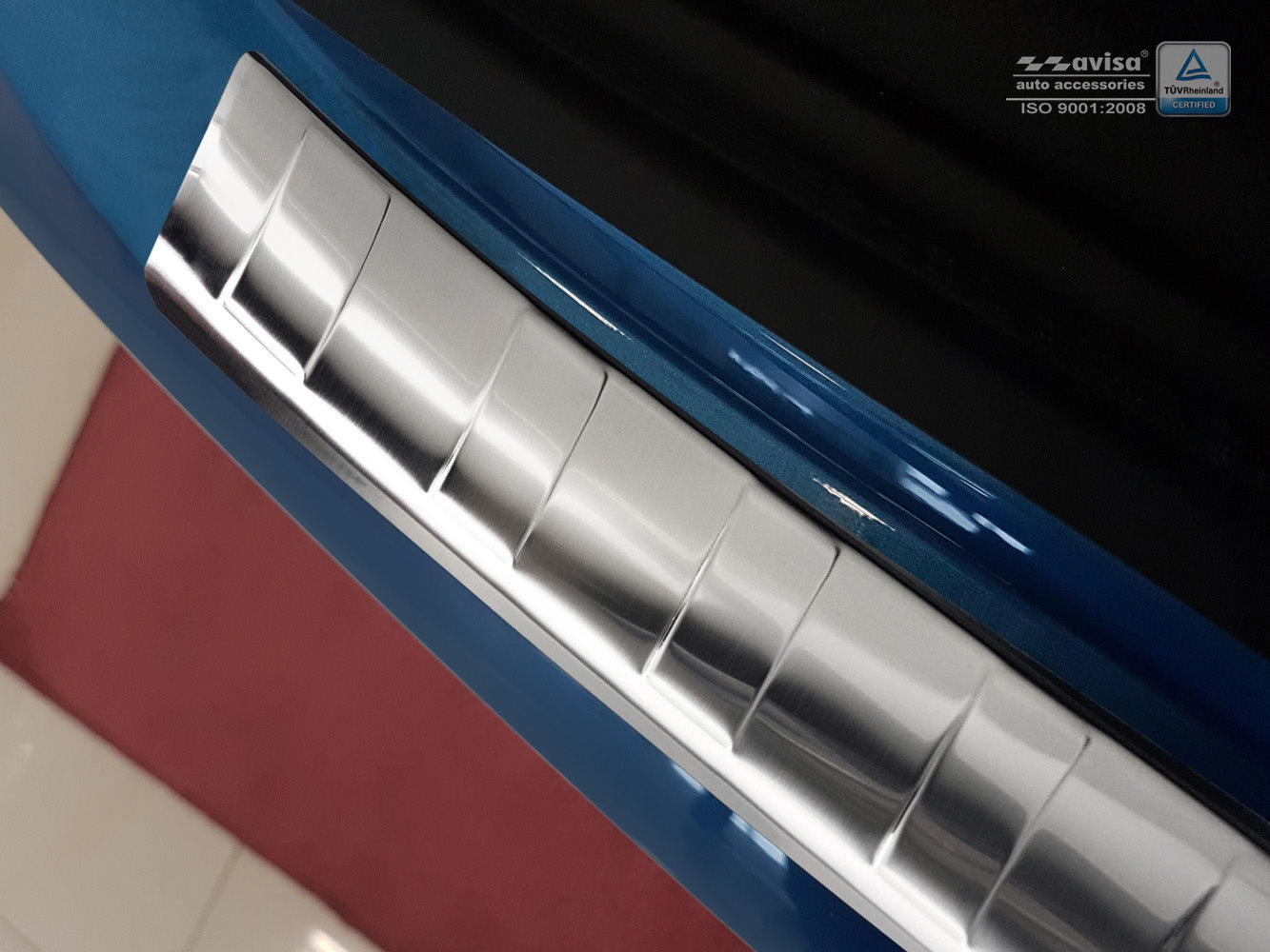 Lastskydd Nissan Qashqai II crossover facelift 2017–2021 – Silver satin – detaljbild 2