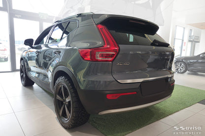 Bakluckelist Volvo XC 40 2017+ – Silver satin – detaljbild 2