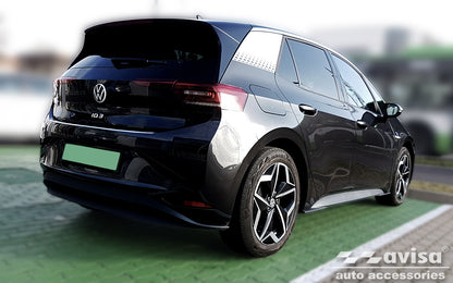 Lastskydd Volkswagen ID.3 halvkombi 5-dörrars 2019–2023, facelift 2023+ – Silver satin – detaljbild 2