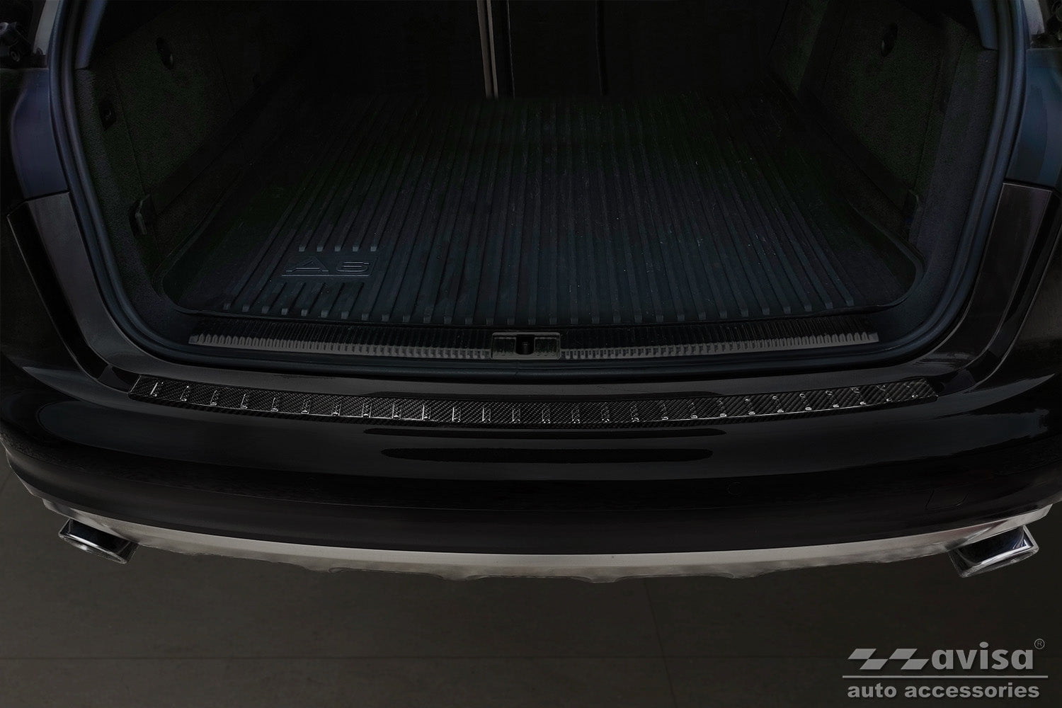 Lastskydd Audi A6 C7 Allroad 2012–2014, facelift 2014–2018 – Svart – detaljbild 3