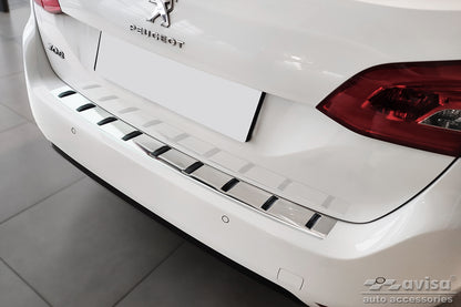 Lastskydd Strong Edition Peugeot 308 II SW Kombi 2013–2017, facelift 2017+ – Silver – detaljbild 3