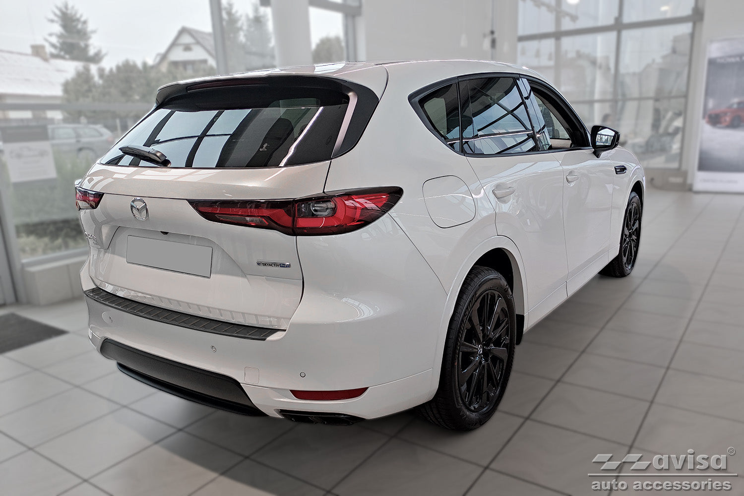 Tröskelskydd Lines Mazda CX-60 2022+ – Svart – detaljbild 3