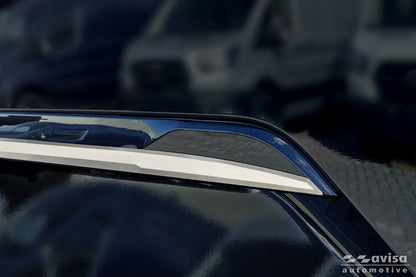Bakluckelist Ford Tourneo Custom II 2023+ – Silver satin (2/36202) – detaljbild 3