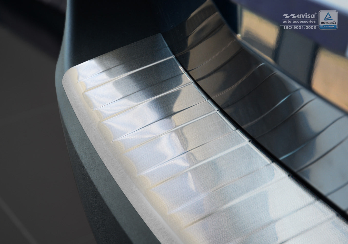 Lastskydd Peugeot 5008 II 2017–2024 – Silver satin – detaljbild 2
