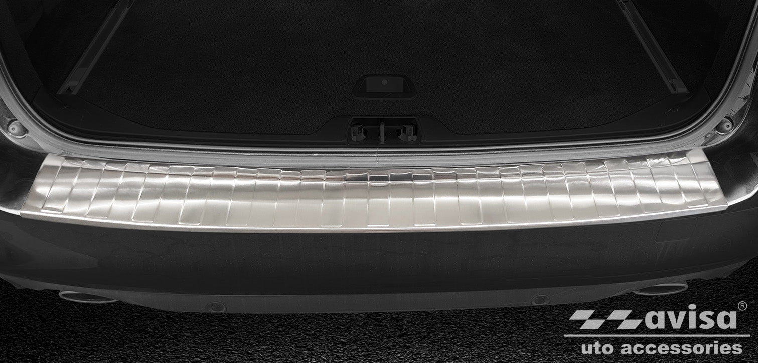 Lastskydd Volvo V70 III facelift 2014–2016 – Silver satin – detaljbild 3