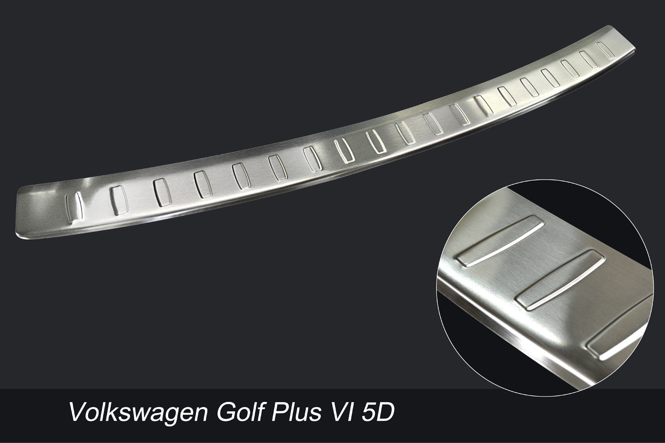 Lastskydd Volkswagen Golf Plus VI 5-dörrars 2009+ 11.2012+ Silver satin