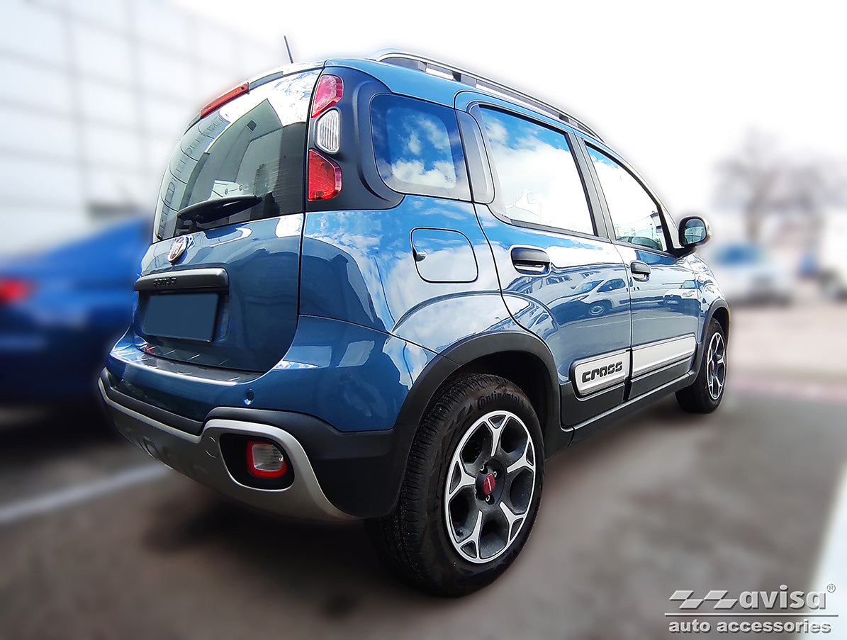 Lastskydd Fiat Panda III Cross 2020+ / Fiat Panda III Cross Hybrid 2020+ – Silver satin – detaljbild 2