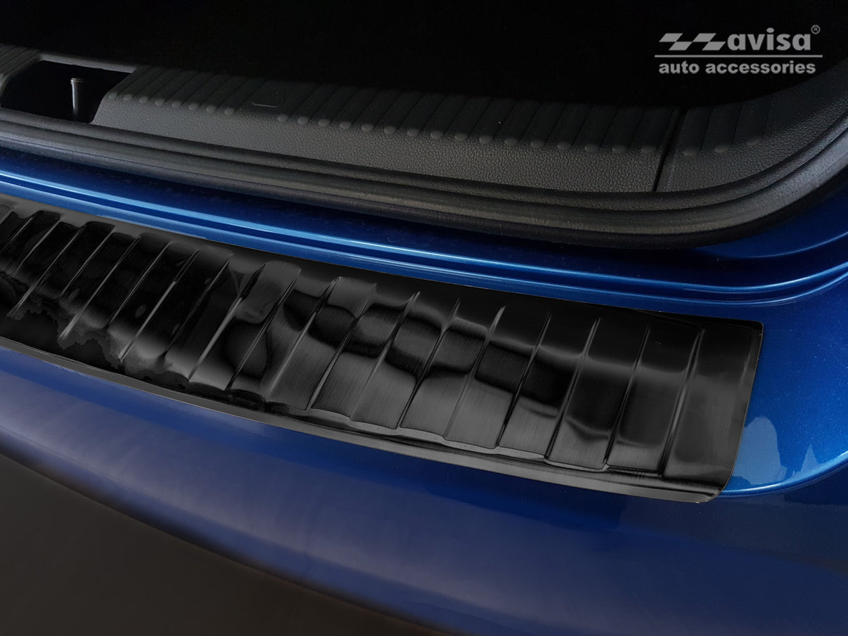 Lastskydd Skoda Fabia III halvkombi facelift 2018–2021 – Svart – detaljbild 2