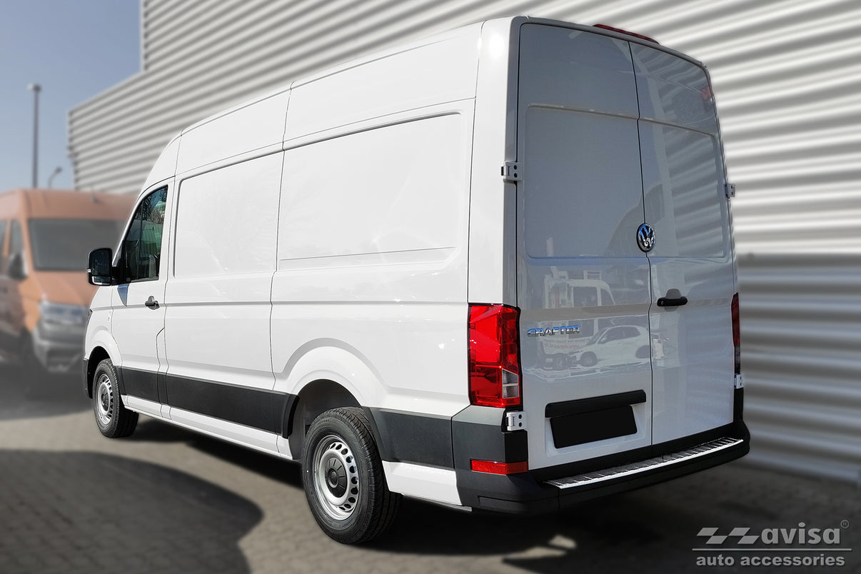 Lastskydd Volkswagen Crafter II 2017–2024, facelift 2024+ – Silver satin (2/35850) – detaljbild 2