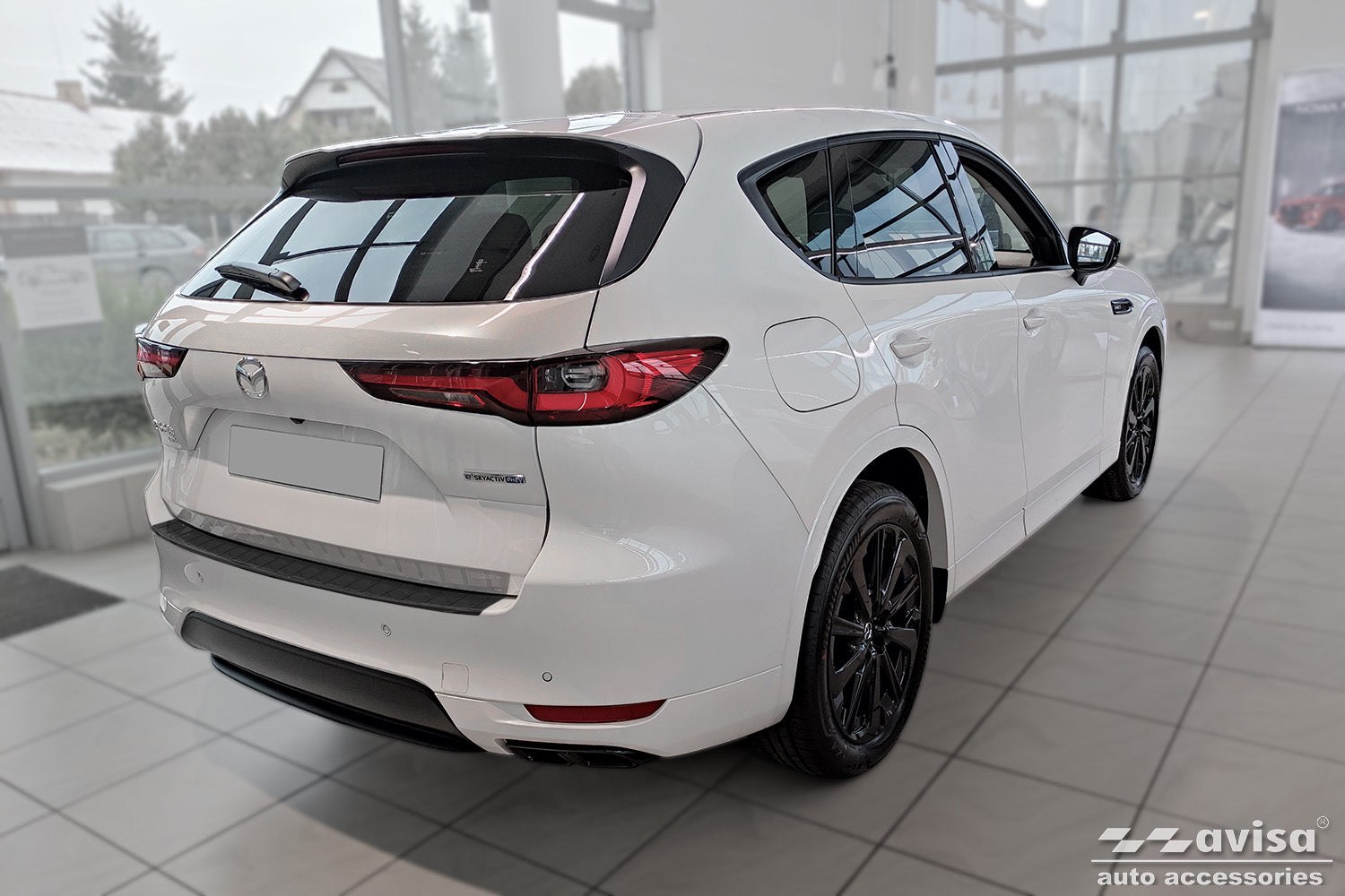 Lastskydd Black Mat Mazda CX-60 2022+ – Mattsvart – detaljbild 2