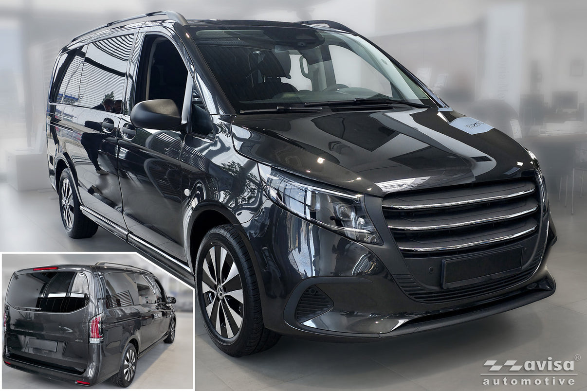 Mugghållarlist Mercedes Vito Tourer W447 facelift 2024+ – Matt silver – detaljbild 3