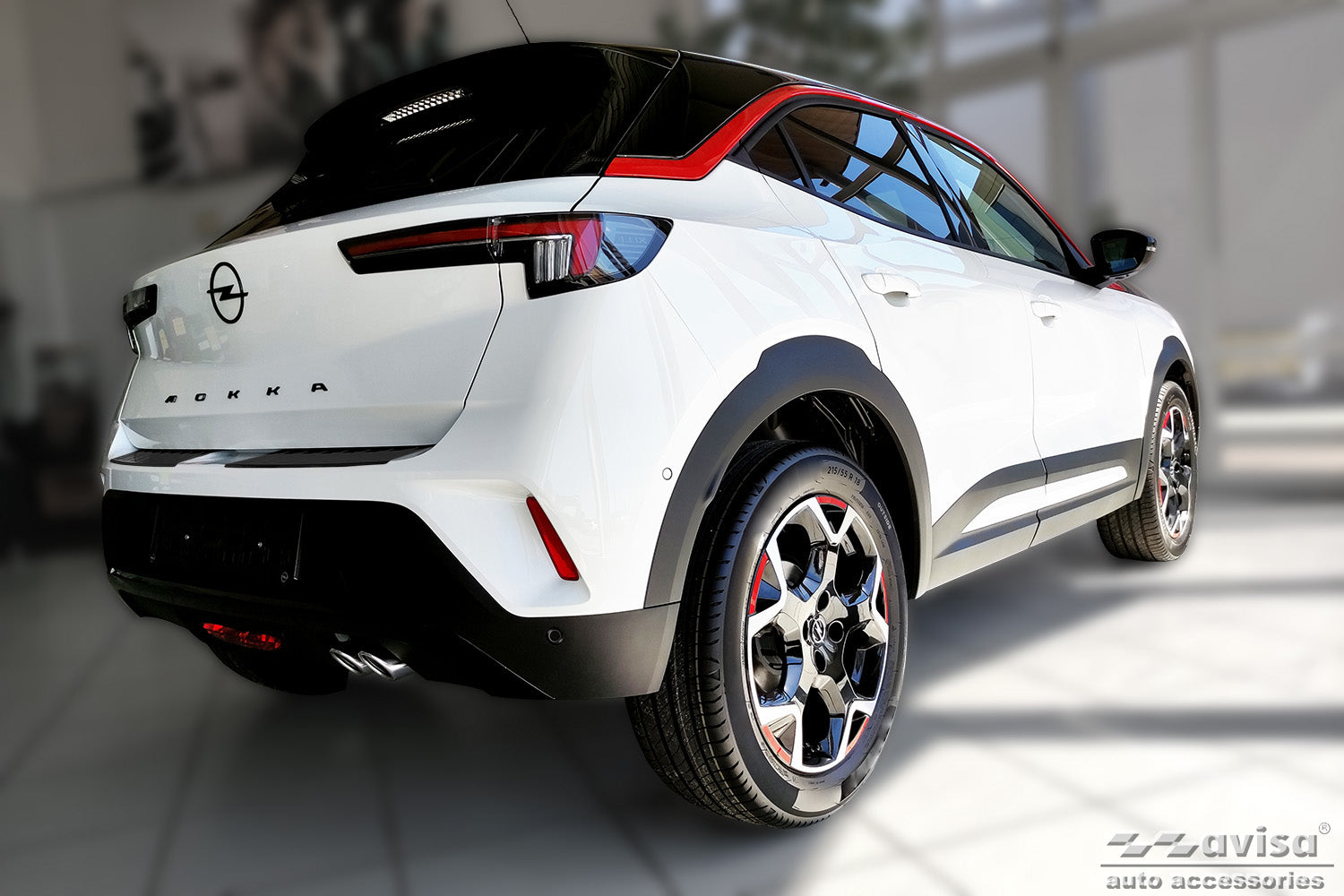 Tröskelskydd Special Edition Opel Mokka II (B) crossover 2020+ – Svart – detaljbild 3