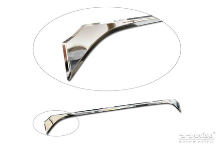 Bakluckelist Toyota Corolla Cross (XG1TJ) 2022–2025, facelift 2025+ – Spegelpolerat silver