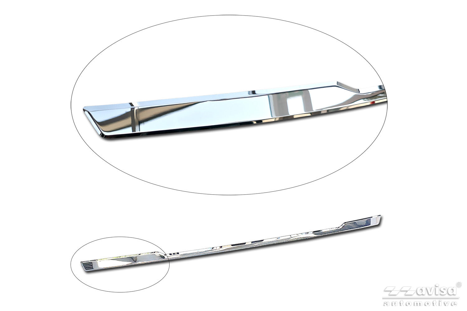 Bakluckelist Kia Sorento IV facelift 2020+ – Spegelpolerat silver (2/38141)