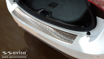 Lastskydd Volvo V60 2010–2013, facelift 2013–2018 / Volvo V60 Cross Country 2015+ – Silver satin – detaljbild 3