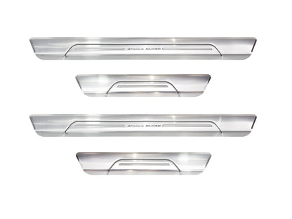 Tröskelskydd Special Edition Volkswagen Touareg III 2018–2023 facelift 2023+ – Silver satin (2/22236)
