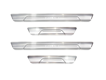 Tröskelskydd Special Edition Volkswagen Touareg III 2018–2023 facelift 2023+ – Silver satin (2/22236)