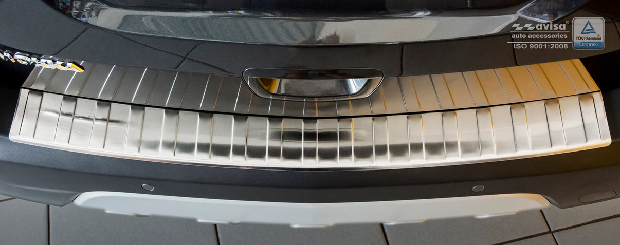 Lastskydd Opel Mokka 2012–2016 – Silver satin – detaljbild 2