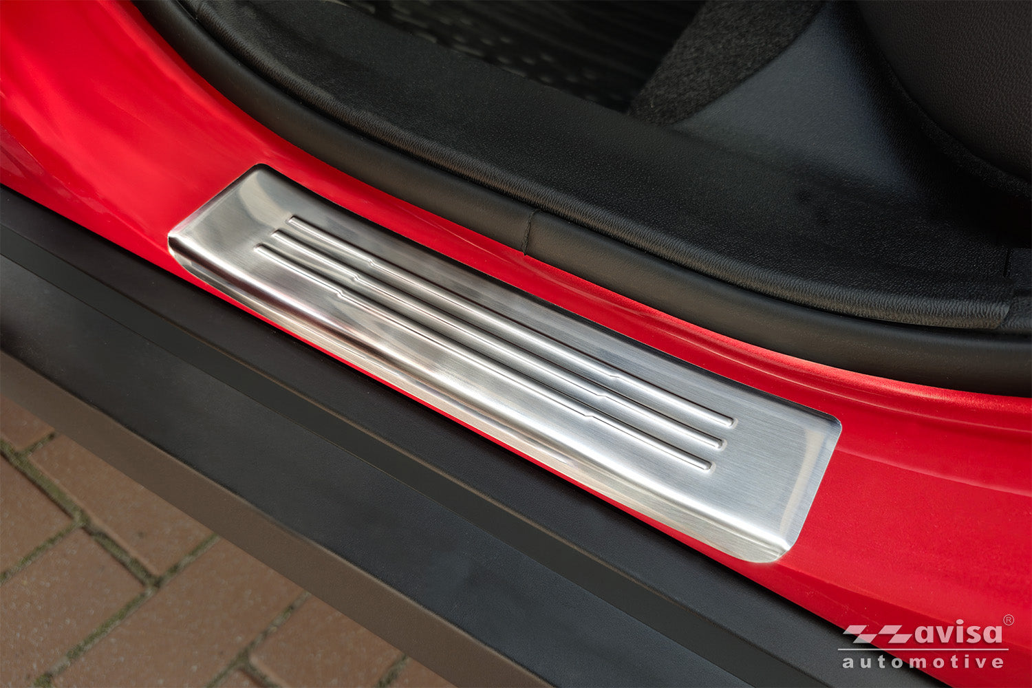 Tröskelskydd Lines Baic Beijing 3 2023+ – Silver satin – detaljbild 2
