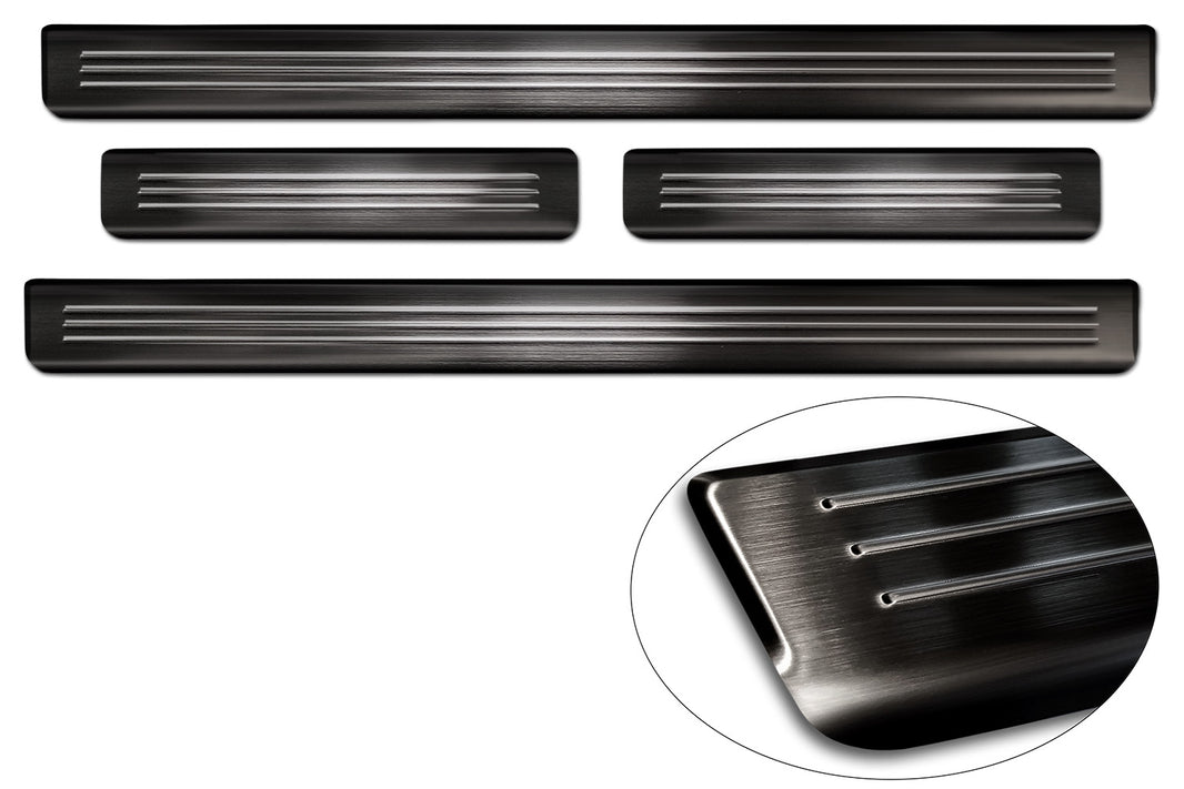 Tröskelskydd Lines Ford Mustang Mach-E 2020+ – Svart