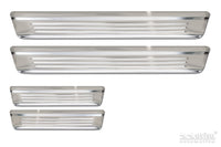 Tröskelskydd Lines Nissan Qashqai III crossover 2021–2024 facelift 2024+/ Nissan Qashqai E-power 2026+ – Silver satin