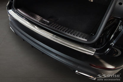 Lastskydd Porsche Cayenne III (P0536) 2017–2023 – Silver satin – detaljbild 3