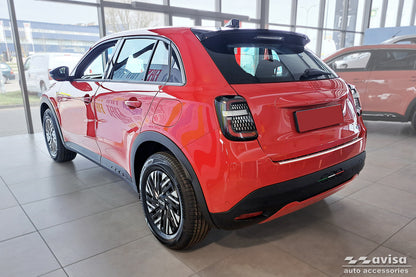 Lastskydd Fiat 600 2023+ – Silver satin – detaljbild 2