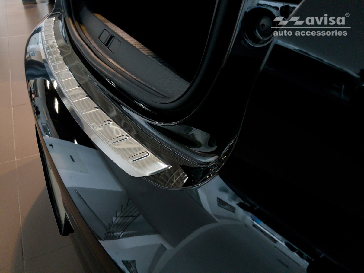 Lastskydd Peugeot 208 II halvkombi 5-dörrars 2019–2023, facelift 2023+ – Silver satin – detaljbild 2