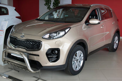 Lastskydd Kia Sportage IV 2016–2018 – Silver satin – detaljbild 2