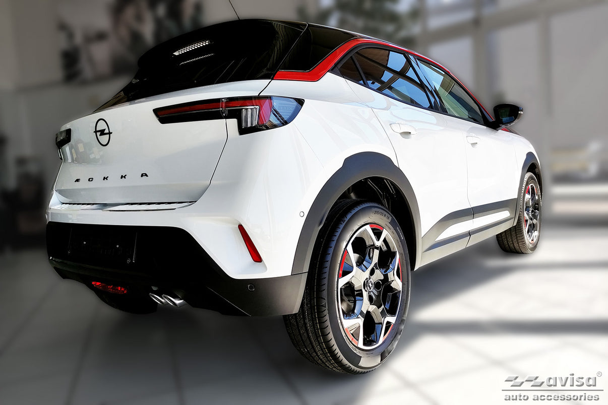 Lastskydd Opel Mokka II (B) crossover 2020+ – Silver satin – detaljbild 2