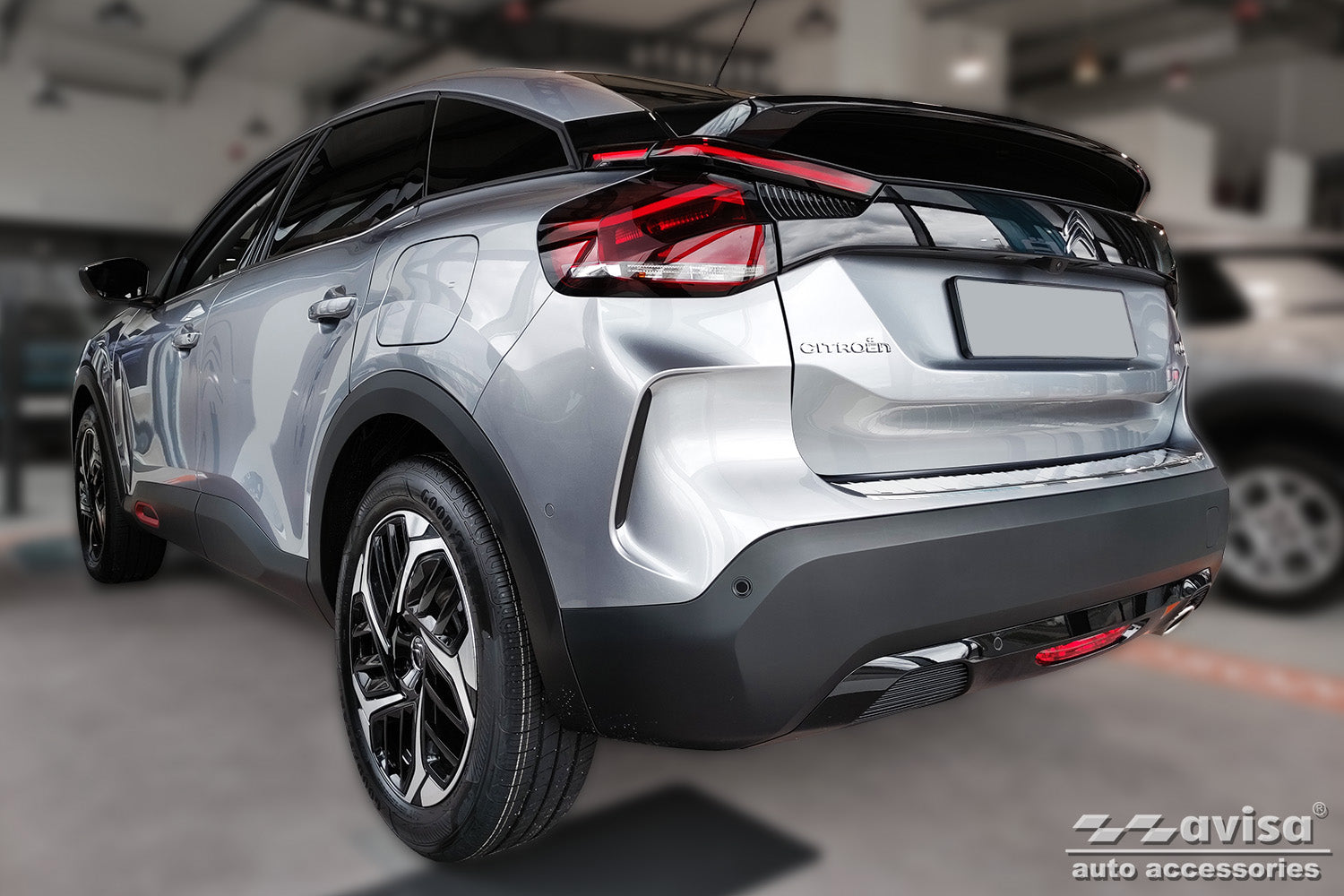 Tröskelskydd Special Edition Citroen C4 III crossover 2020+ / Citroen C4X 2023+ – Svart – detaljbild 3