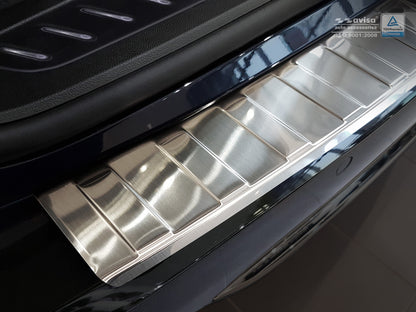 Lastskydd BMW 5 G31 touring 2017–2020 (utan M-paket) / BMW 5er Touring Luxury Line 2017–2020 – Silver satin – detaljbild 2