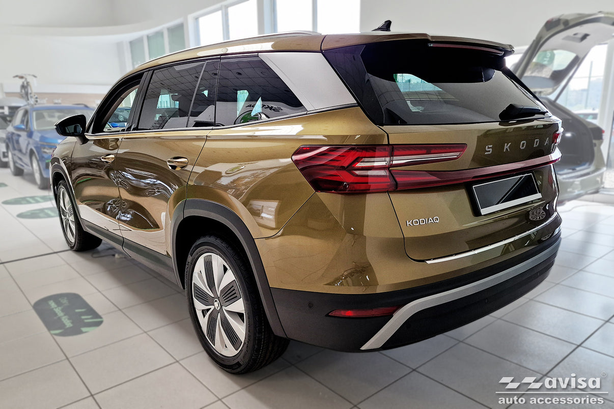 Tröskelskydd Lines Skoda Kodiaq II 2024+ / Volkswagen Tayron II 2025> – Silver satin – detaljbild 3