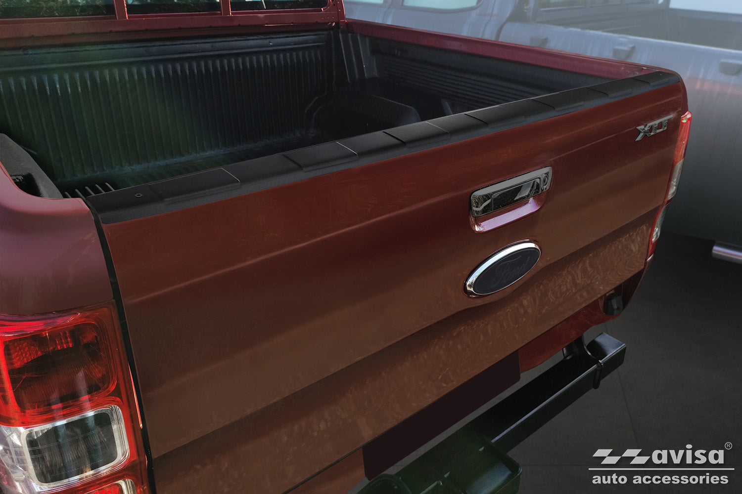 Bakre kant-/skyddslist Ford Ranger V 2011–2022 – Svart (2/53151) – detaljbild 3