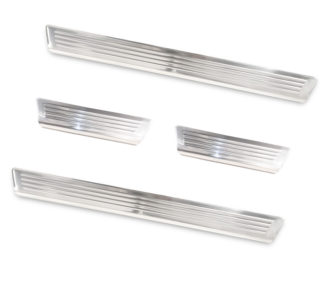 Tröskelskydd Lines Cupra Born halvkombi 5-dörrars 2021+ m.fl. – Silver satin
