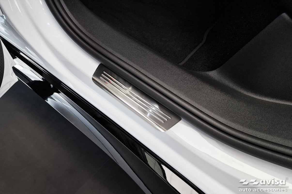 Tröskelskydd Lines Volkswagen ID.7 2023+/ ID.7 Tourer 2024+ – Silver satin – detaljbild 2