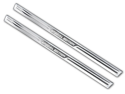 Universella tröskelskydd "SPECIAL EDITION" 54 x 3 cm (2delar per set) – Silver