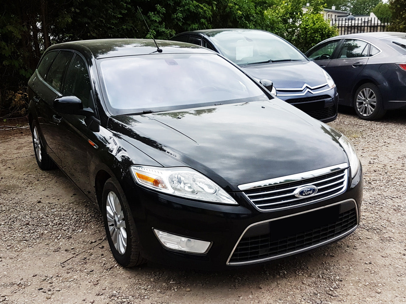 Lastskydd Ford Mondeo IV MK4 Kombi 2007–2010 – Silver satin – detaljbild 3