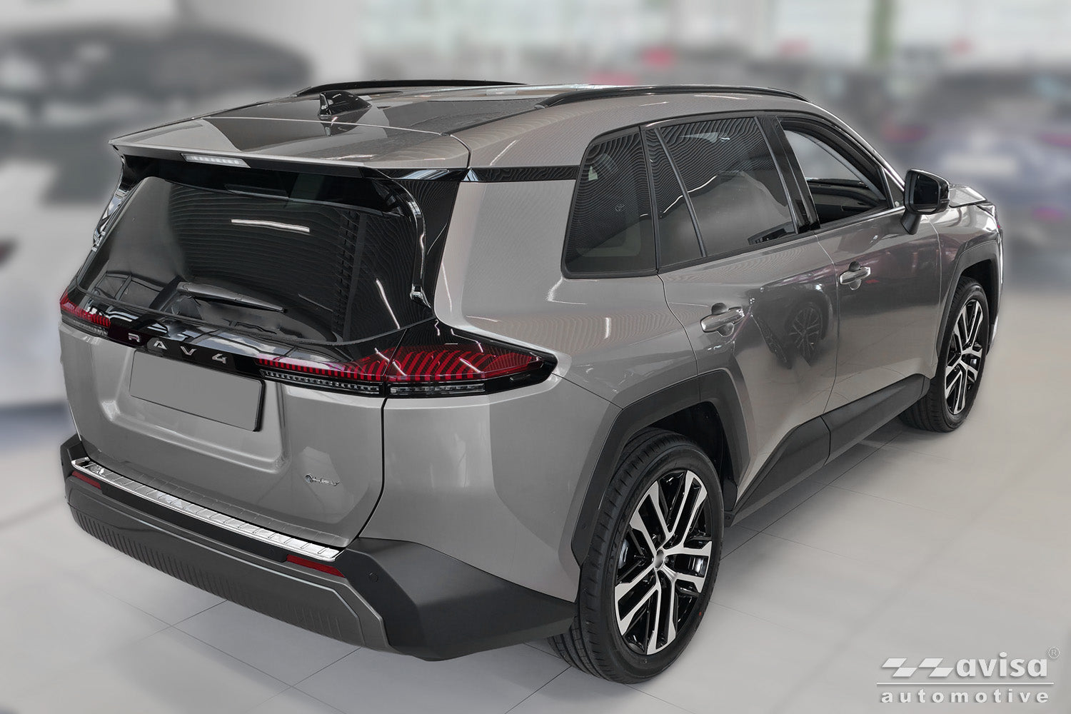 Lastskydd Toyota Rav 4 VI (XA6) 2026+ – Silver satin – detaljbild 2