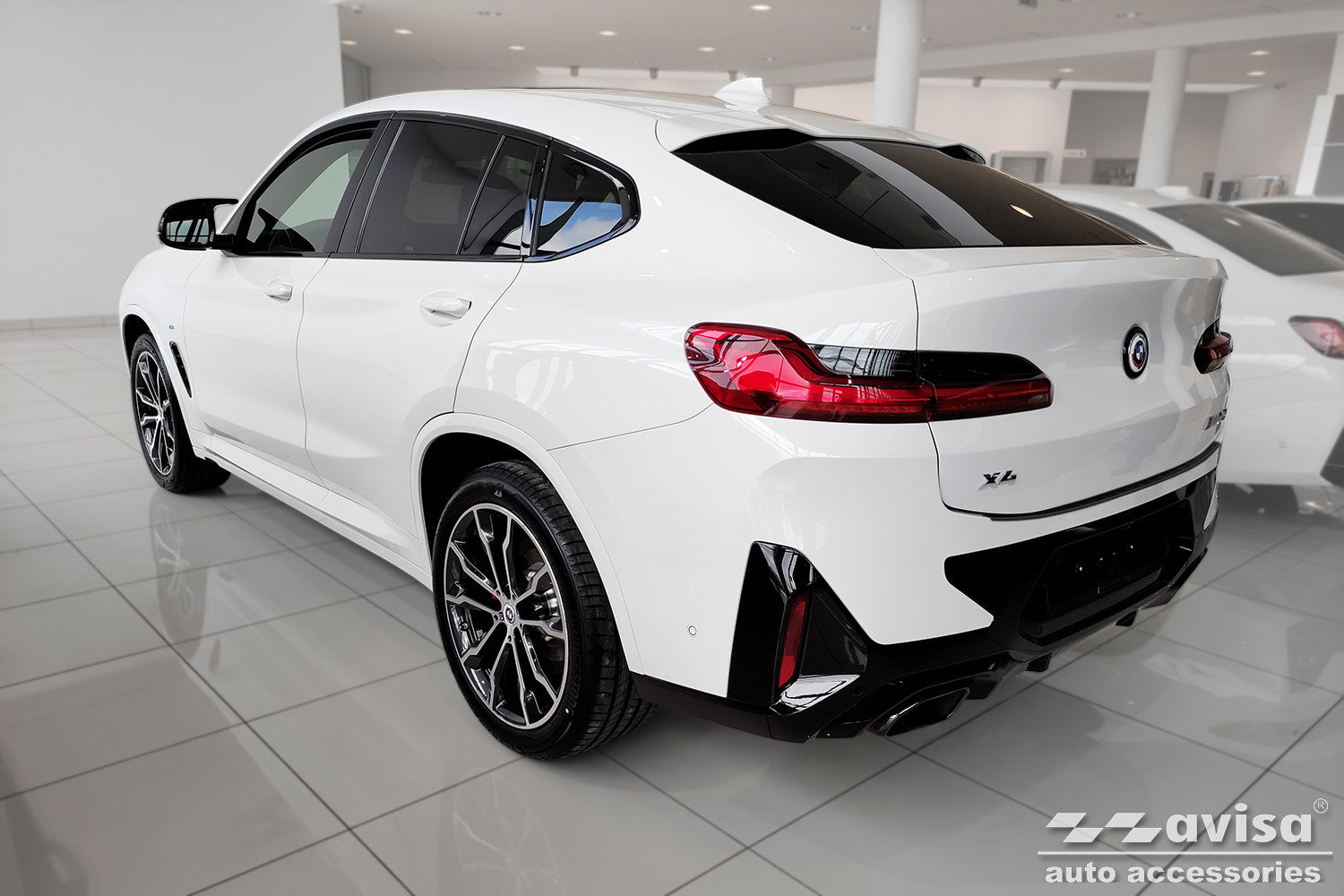 Lastskydd BMW X4 II G02 M-paket facelift 2021+ – Svart – detaljbild 2