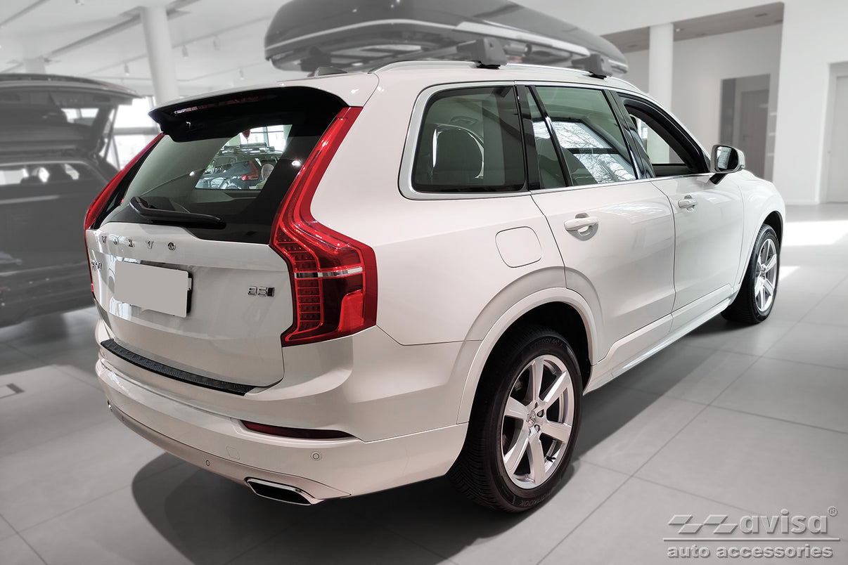 Lastskydd Black Mat Volvo XC90 II 2015–2019 facelift 2019–2024 facelift 2024+ – Mattsvart – detaljbild 2