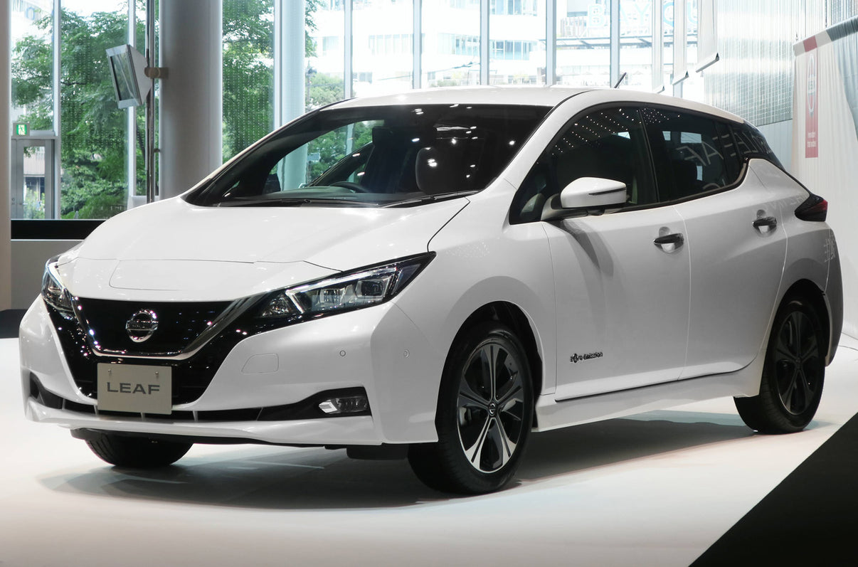 Bakluckelist Nissan Leaf II (2E1) 2017–2021, facelift 2021+ – Silver satin – detaljbild 3