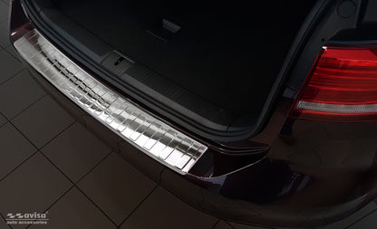 Lastskydd Volkswagen Passat B8 variant/ R-line/ Alltrack/ GTE 2014–2019, facelift 2019–2023 – Spegelpolerat silver – detaljbild 3
