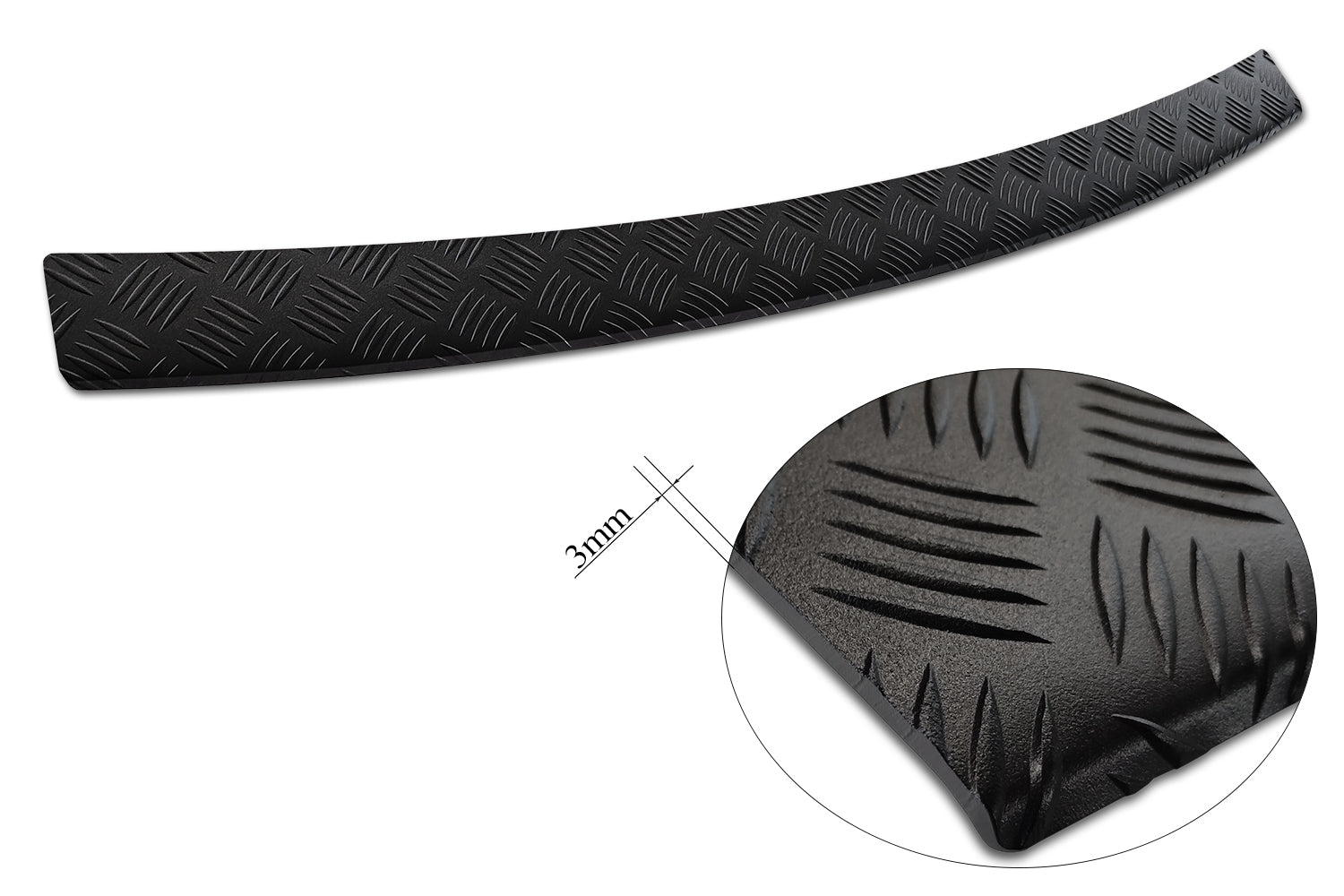 Lastskydd Black Mat Volkswagen Caddy 2003–2015, facelift 2015–2020 / Volkswagen Caddy Maxi 2003–2015, facelift 02.2015– 2020 – Mattsvart