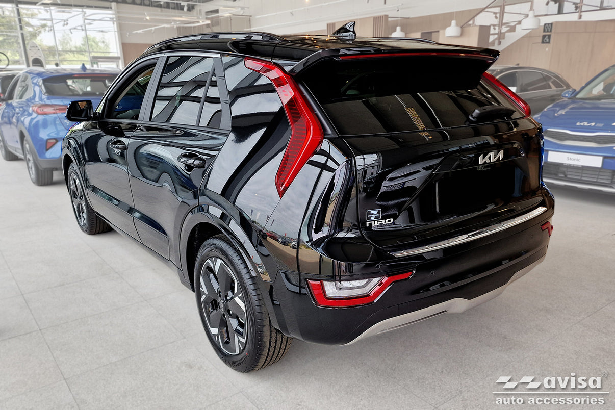 Lastskydd Kia Niro II Hybrid/ Niro II EV 2022+ – Silver satin – detaljbild 2