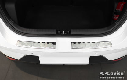 Lastskydd Hyundai i20 III halvkombi 5-dörrars 2020–2023 facelift 2023+ – Silver satin – detaljbild 3