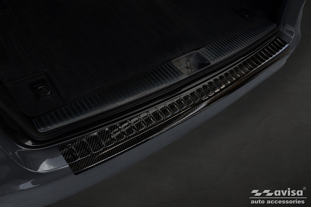 Lastskydd Mercedes E Class W212 Kombi 2013–2015, facelift 2015–2016 – Svart – detaljbild 3